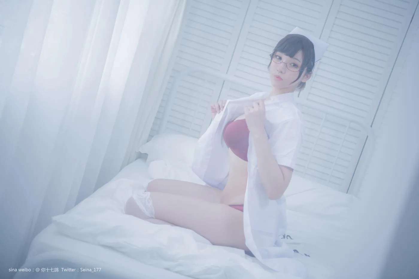 你十七鸽 – NO.03 白色护士-白色护士成片 [51P]插图4